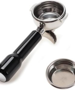 58mm E61 Portafilter / Group Handle - Suit La Marzocco / E61 - Black/Silver