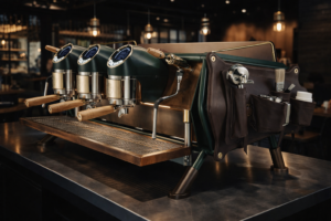 Commercial Coffee Machine Servicing 7 cafe racer in modern cafe